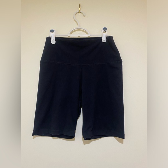 Aerie brand Women’s Chill Play Move Black Bike shorts size large cotton causal - Picture 3 of 12